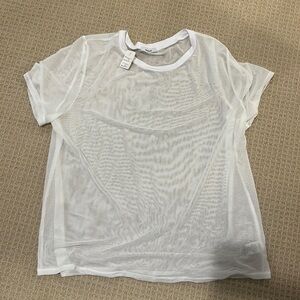 Never worn white mesh T-shirt!!
